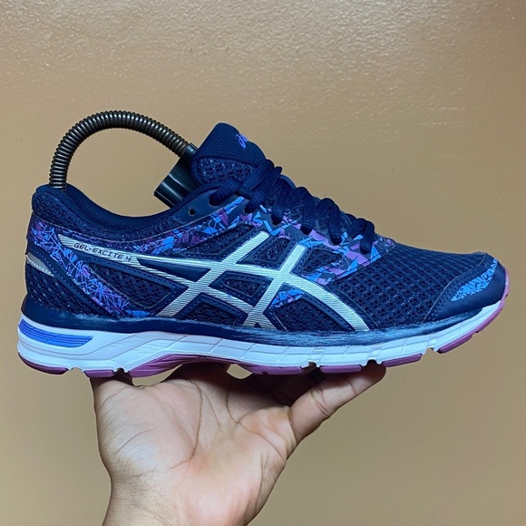 ASICS Gel-Excite 4 Women’s Running Sneakers “Indigo Blue Orchard” Size 7.5 - Picture 4 of 16